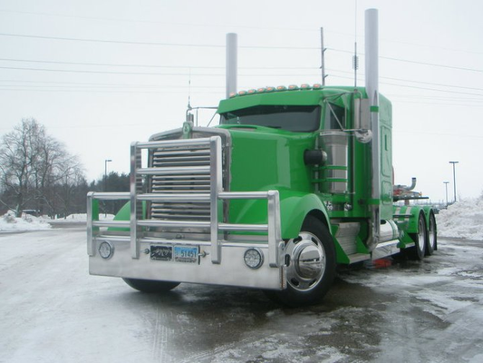 Clear Coated, Alumapolish, Green Truck