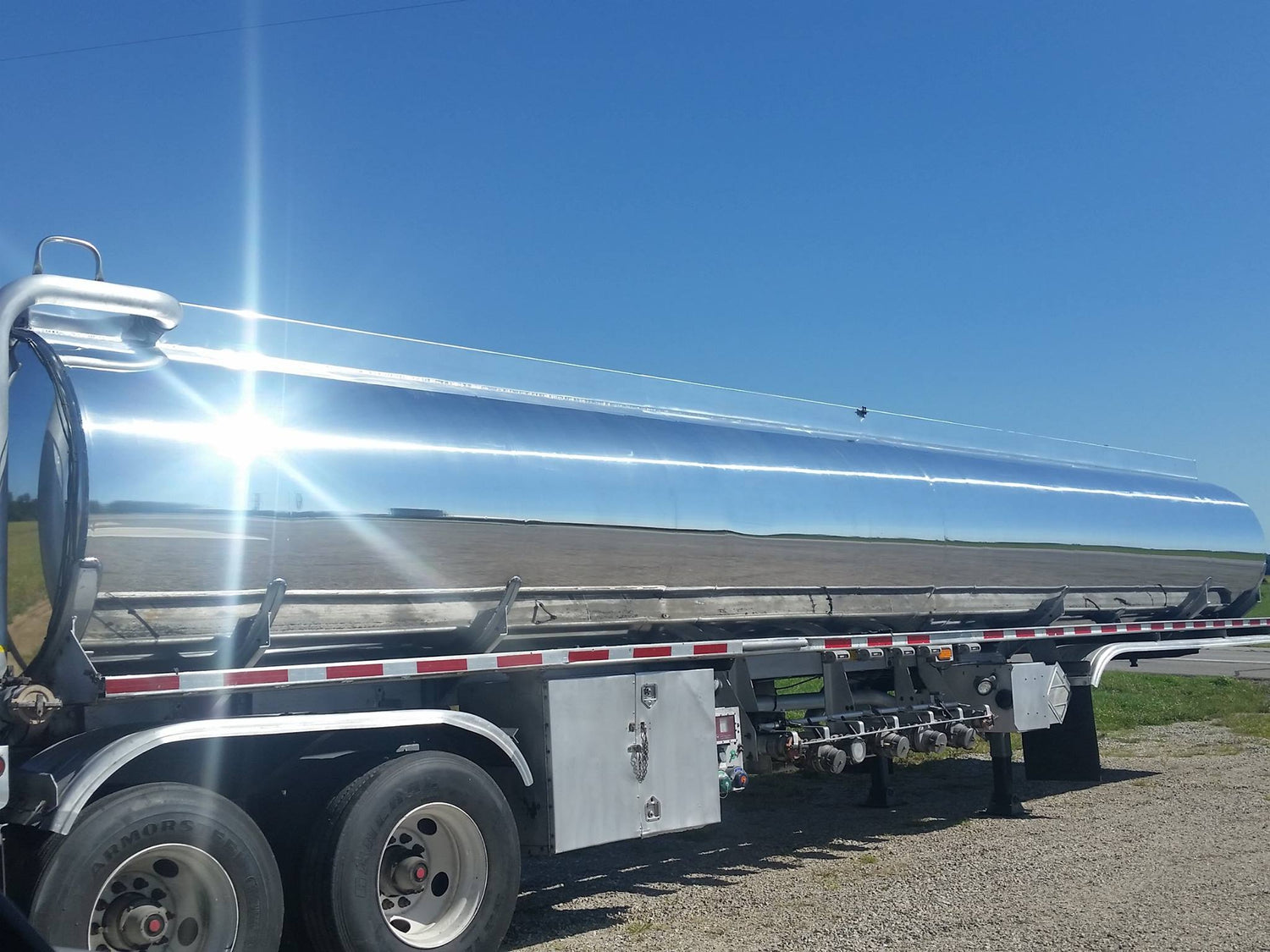 1998, Tank Trailer, Clear Coated, Restored Trailer