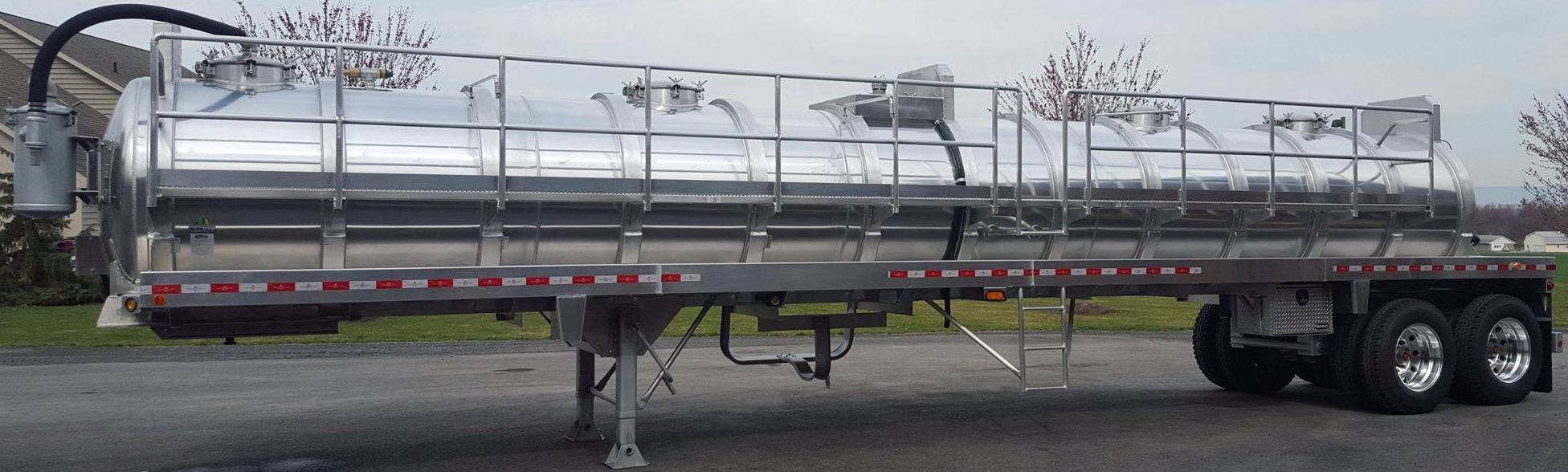 Alumaclear Clear Coat, Tank Trailer, Aluminum Clear Coated