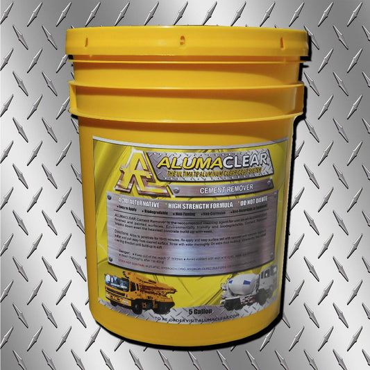 Cement & Lime Remover, 5 gallons, Removes Cement and lime build up from painted and aluminum surfaces